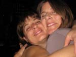 Anne Sally hugging